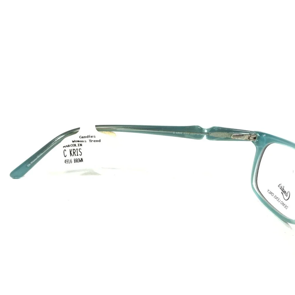 Candies C KRIS BRN Eyeglasses Frames Brown Blue Cat Eye Full Rim 49-16-140